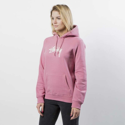 Stussy Sweatshirt Stock Hood WMNS orchid
