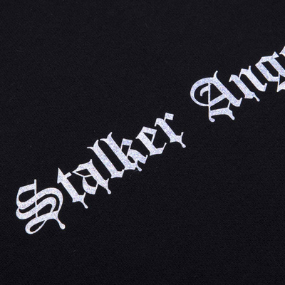 Stalker Angel Silver Holo Hoodie black