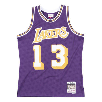 Koszulka Mitchell & Ness Los Angeles Lakers #13 Wili Chamberlain Swingman Jersey fioletowa