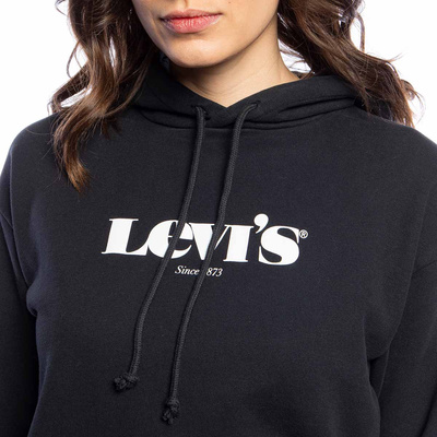 Sweatshirt WMNS Levi's Graphic Standard Hoodie black