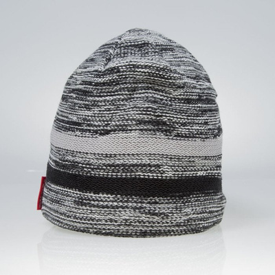 Czapka zimowa Mitchell & Ness winter beanie Los Angeles Kings grey KW17Z Static Team Stripe