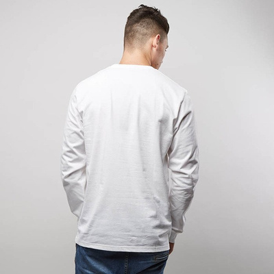 Longsleeve Carhartt WIP L/S College T-Shirt white / navy