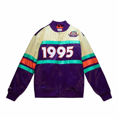 Kurtka Mitchell & Ness All Star 1995-96 Heavyweight Satin Jacket fioletowa