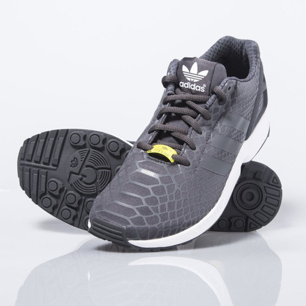 Sneakers buty Adidas Originals ZX Flux Techfit shadow black / white (S75488)