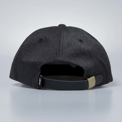 Stussy Melange Denim Strapback Cap black