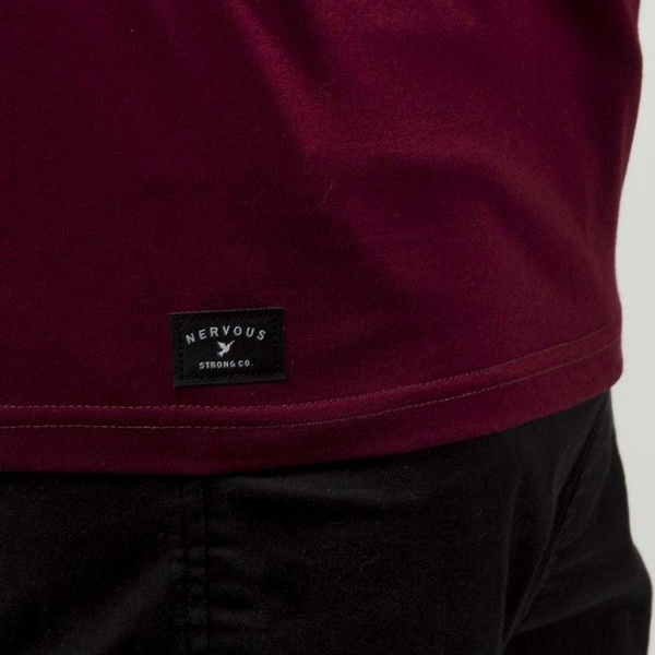 Koszulka Nervous Holo maroon