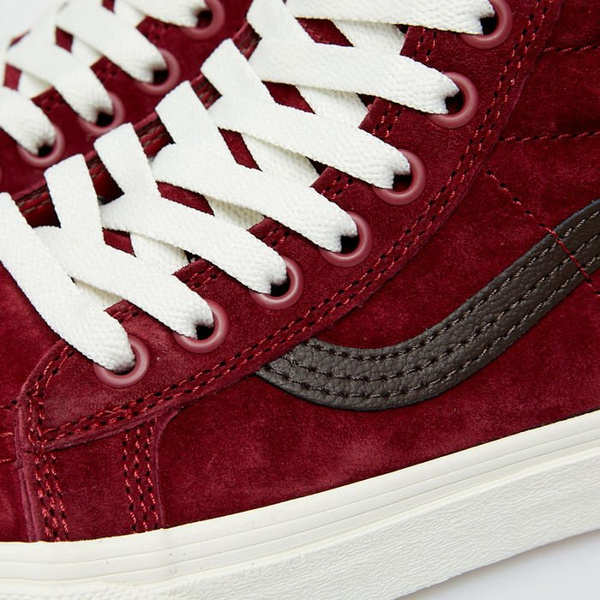 Sneakers buty damskie Vans SK8-Hi Mte bkng/chocolatetrt (VN0A4BV7XKL1)