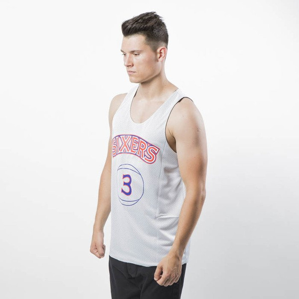 Mitchell & Ness Philadelphia 76ers Allen Iverson black / white Name / Number Reversible Mesh