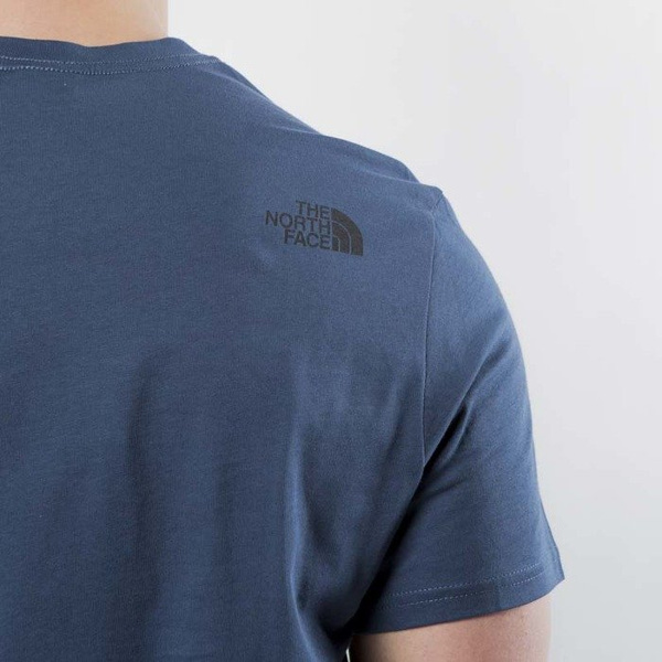 Koszulka The North Face M S/S Fine Tee blue wing teal T0CEQ5N4L