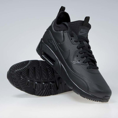 Sneakers buty Nike Air Max 90 Ultra Mid Winter black/black-anthracite (924458-004)