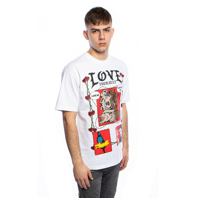 Koszulka Chinatown Market Never Be Alone Bear T-shirt biała