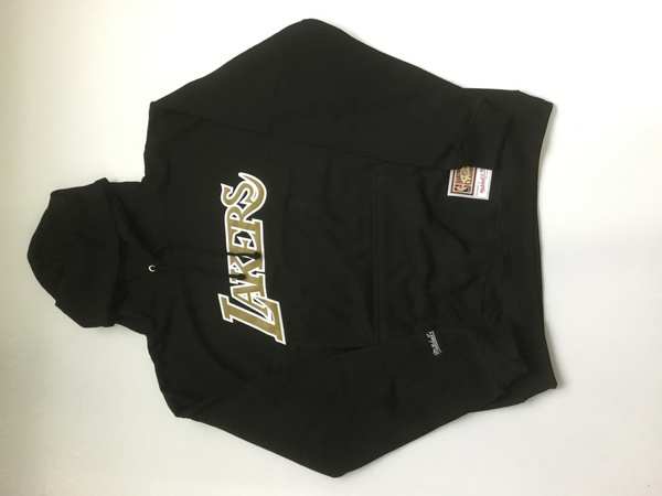 Bluza Mitchell & Ness Los Angeles Lakers NBA Gold Team Logo Hoody czarna