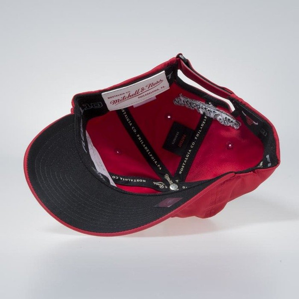 Cap Mitchell & Ness Chicago Bulls red Light & Dry Strapback Current
