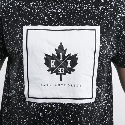 K1X t-shirt Speckle Leaf Long-T black