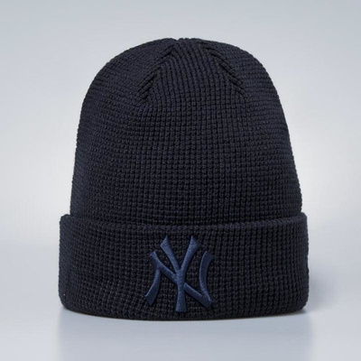 New Era czapka zimowa Essential Waffle KN OSFA navy