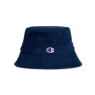Champion Small Logo Denim Bucket Hat navy