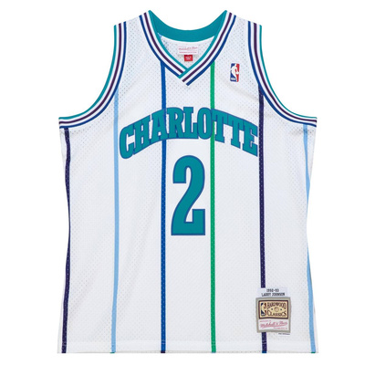Koszulka Mitchell & Ness Charlotte Hornets Swingman Jersey Larry Johnson white 