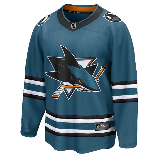 Koszulka Fanatics NHL Home Breakaway jersey San Jose Sharks teal
