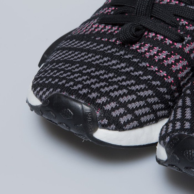 Sneakers buty Adidas Originals NMD_R1 STLT PK core black / grey four / solar pink CQ2386