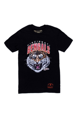 Koszulka Mitchell & Ness Cincinnati Bengals Animal Tee czarna