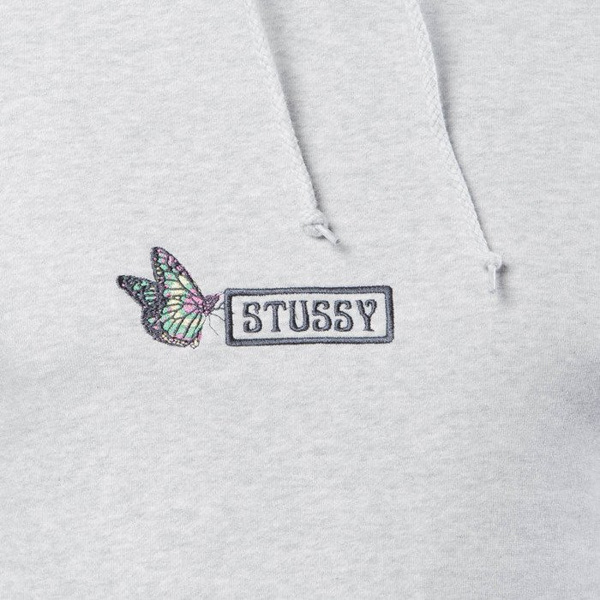 Bluza Stussy Batterfly App. Hood grey heather