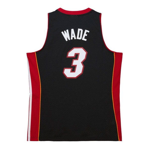 Koszulka Mitchell & Ness Miami Heat #3 Dwayne Wade Swingman Jersey czarna