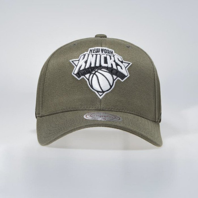 Cap Mitchell & Ness snapback New York Knicks olive Flexfit 110