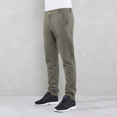 Backyard Cartel spodnie Chinos Back anti fit khaki
