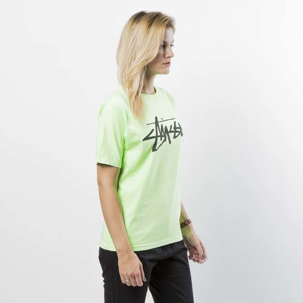 Koszulka damska Stussy Old Stock Pig. Dyed Tee WMNS green