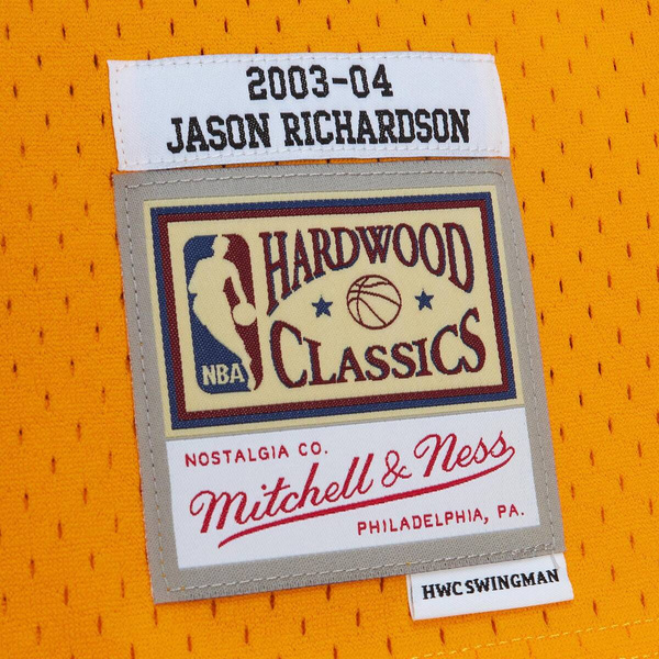 Koszulka Mitchell & Ness Golden State Warriors #23 Jason Richardson Swingman Jersey  yellow
