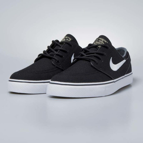 Sneakers buty Nike Zoom Stefan Janoski CNVS black / white - gum light brown 615957-028