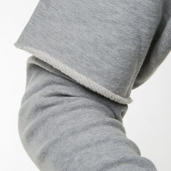 Cayler & Sons BLACK LABEL bluza Box Cut Off Layer Crewneck grey heather / grey BL-CAY-SU16-AP-03-01