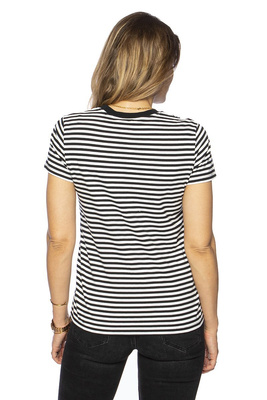 T-shirt WMNS Levi's Perfect Tee Raita Stripe black/white