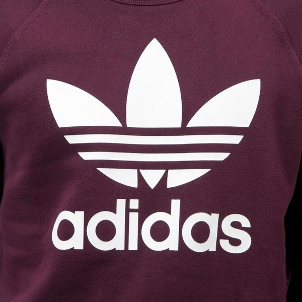 Adidas Originals bluza Es Crew maroon AY8271
