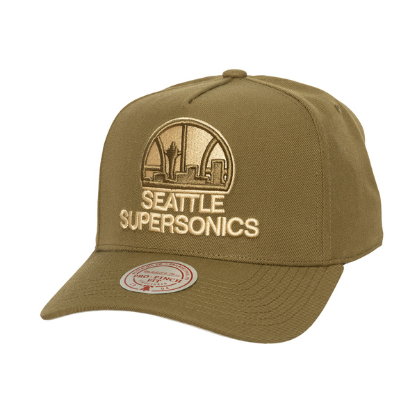 Czapka Mitchell & Ness NBA Fashion Basic PRO Snapback Seattle Supersonics olive