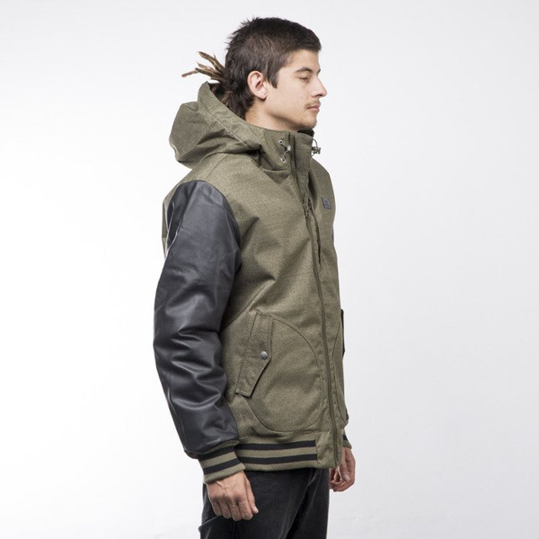 Vans kurtka jacket Rutherford II khaki / black (VN0A2WGJKEK)