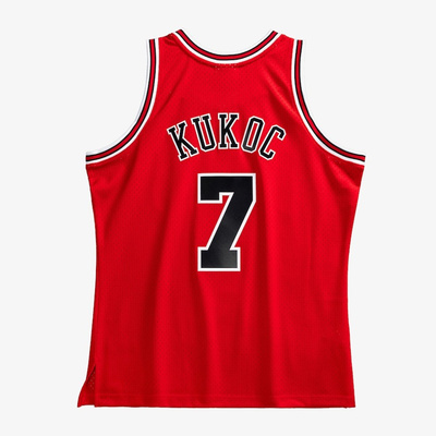 Mitchell & Ness Chicago Bulls #7 Toni Kukoc red / black Swingman Jersey 