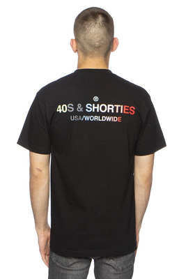 Koszulka 40s & Shorties General Text Logo Tee czarna