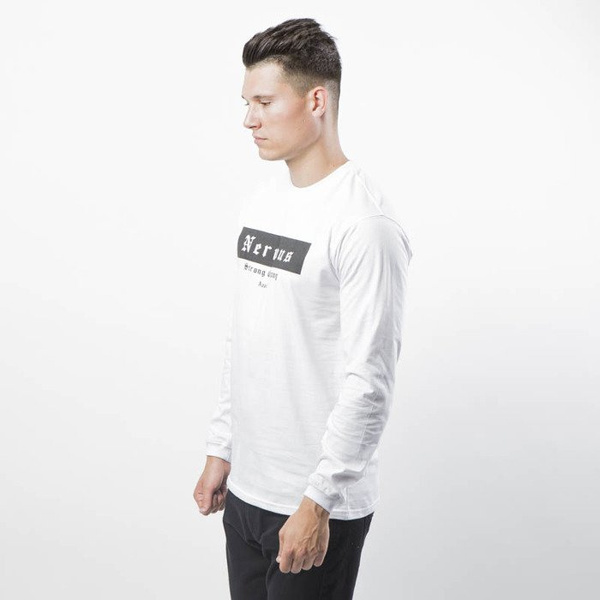 Nervous koszulka longsleeve Nervous SP18 Ghotic Box white