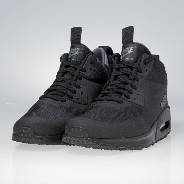 Sneakers buty zimowe Nike Air Max 90 Mid Winter black 806808-002