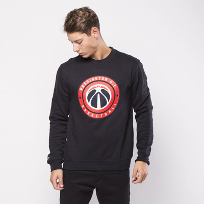 Mitchell & Ness Washington Wizards Crewneck black Circle Patch