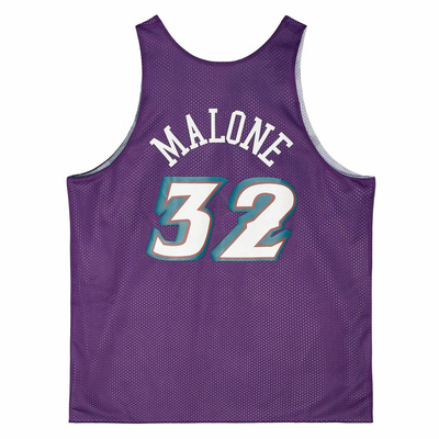 Koszulka Mitchell & Ness Utah Jazz Reversible Mesh Tank fioletowa