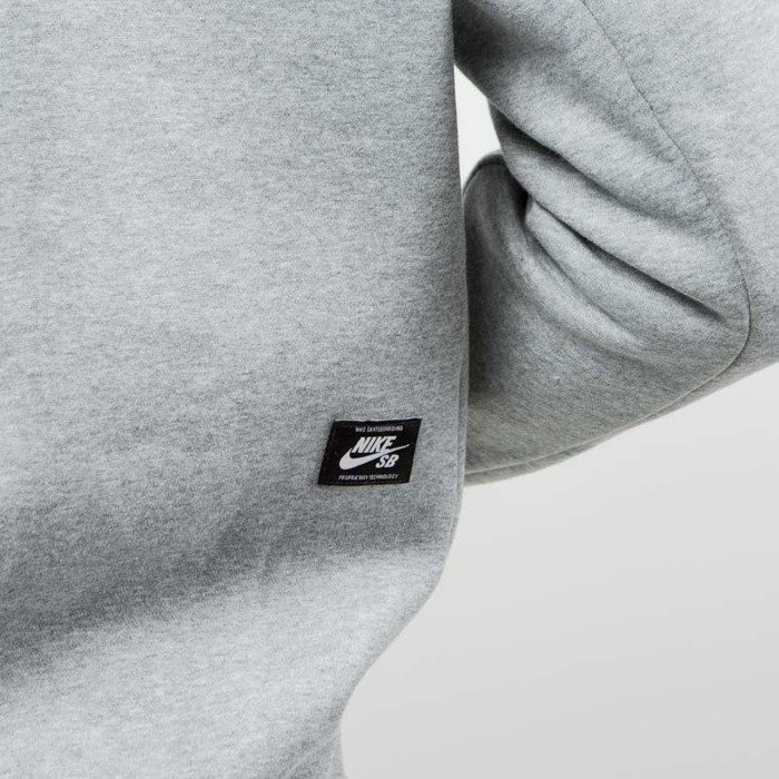 Nike SB Icon Hoodie dark grey heather white 846886-063