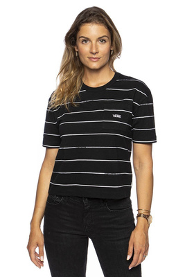 Koszulka damska Vans WM Otw Stripe Top Tee czarna