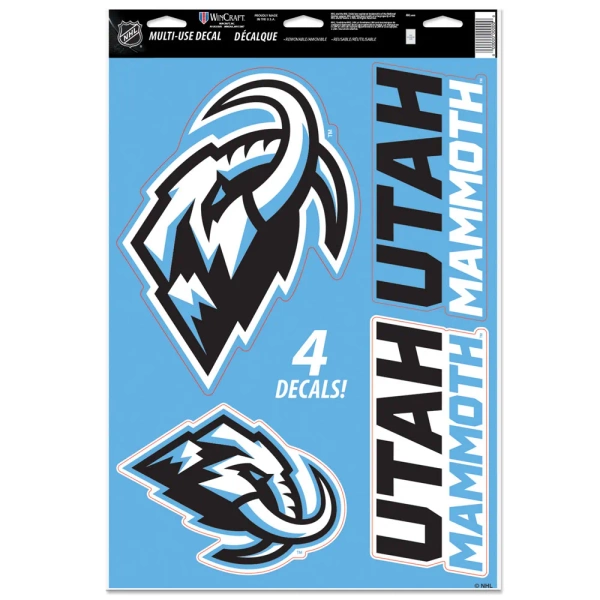 WinCraft NHL Multi-Use Decal 11x17 Utah Mammoth