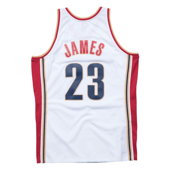 Mitchell & Ness Cleveland Cavaliers #23 LeBron James Swingman Jersey white/red