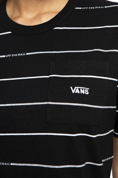 Koszulka damska Vans WM Otw Stripe Top Tee czarna