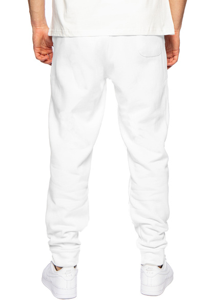 Spodnie dresowe Alpha Industries Organics EMB Jogger białe