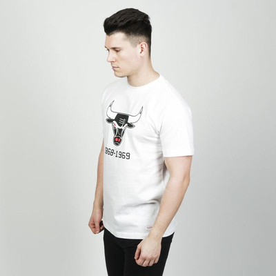 Koszulka Mitchell & Ness t-shirt Chicago Bulls white Team Logo Traditional