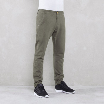 Backyard Cartel spodnie Chinos Back anti fit khaki
